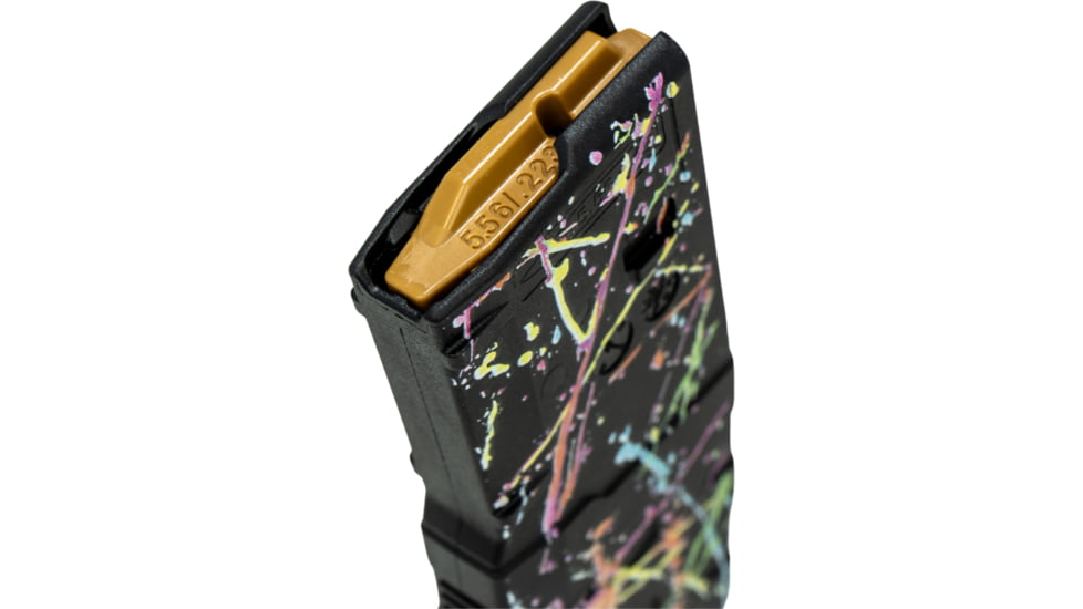 Amend2 AR-15/M4/M16 Mod 3 Rifle Magazine Neon Splatter 5.56x45mm NATO/.223 Rem 30/rd 648CCDF0