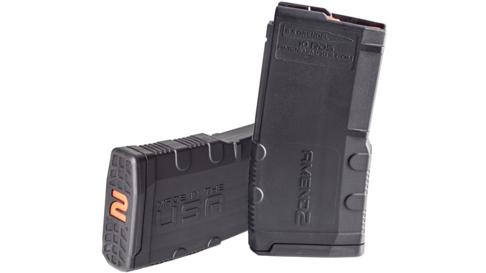 Amend2 AR-15 6.5 Grendel Magazine, 10 Round, Black, 65GRENDBLK10