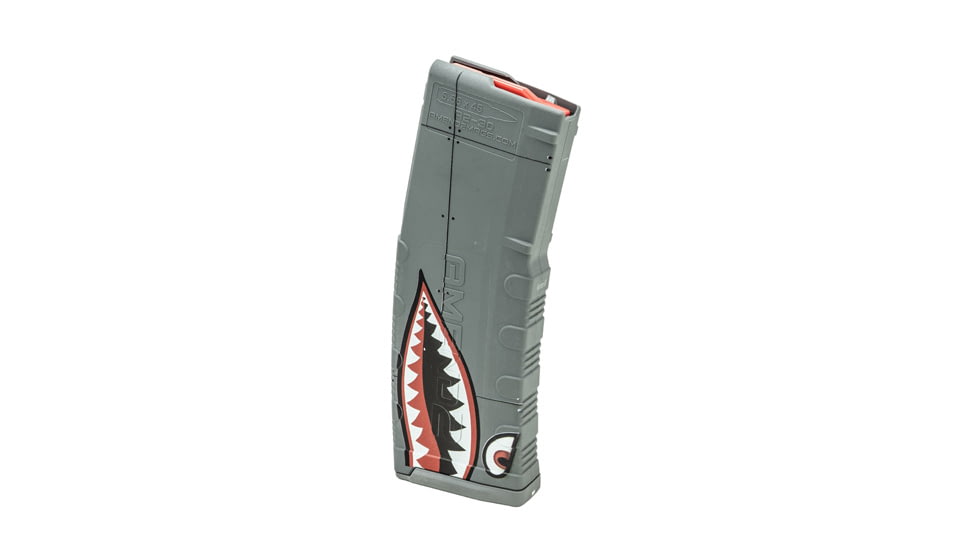 Amend2 AR-15/M4/M16 Mod 2 Rifle Magazine Grey Flying Tiger 5.56x45mm NATO/.223 Rem 30/rd 26B8637A, AD556MOD2GFT30