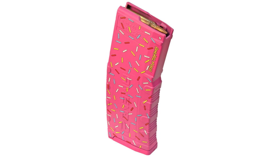Amend2 Mod-2 Magazine, AR-15/M4/M16, 5.56x45mm NATO/.223 Remington, 30 Round, Pink, 556SPRINKLE30-30RD
