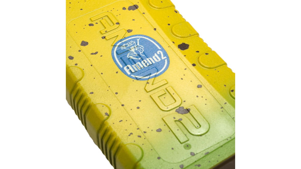 Amend2 Mod-2 Magazine, AR-15/M4/M16, 5.56x45mm NATO/.223 Remington, 30 Round, Yellow, 556BANANA30-30RD