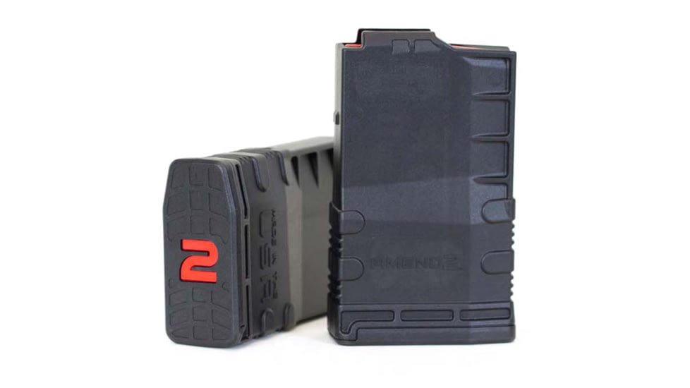 Amend2 Mod-3 Magazine, Short-Action AICS, 7.62x51mm NATO/.308 Winchester, 12 Round, Black, 1 Pack, Polymer, SAAICSBLK12-12RD