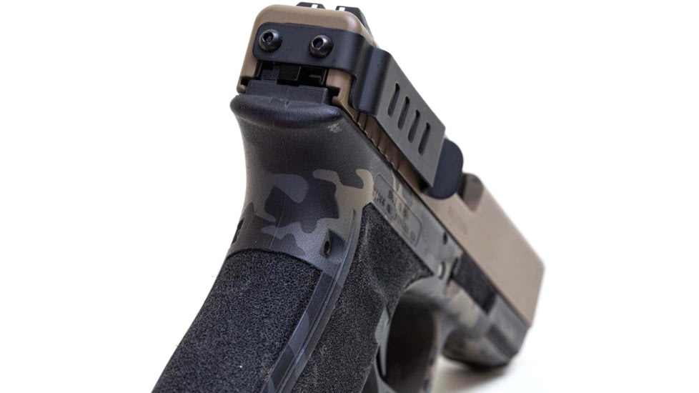 Techna Clips Gun Belt Clip for Glock 17/19/22/23/24/25/26/27/28/30S/31/32/34/35/36/41/41 MOS, Ambi, Black, GLOCKBRL