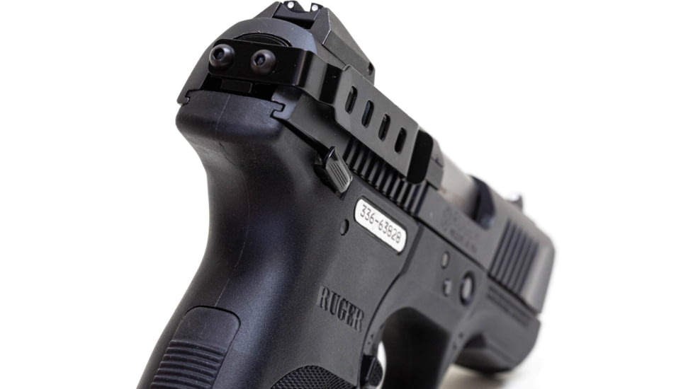 Techna Clips Gun Belt Clip for Ruger SR 9mm .40 .45, Ambi, Black, SR9BA