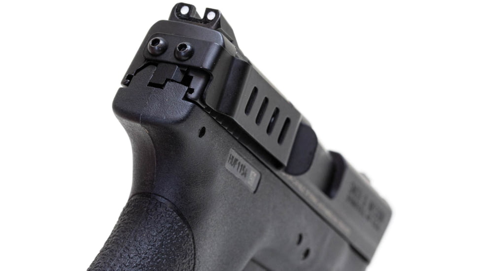 Techna Clips Gun Belt Clip for S&amp;W M&amp;P Shield .9mm .40, Right-Side, Black, SHBR