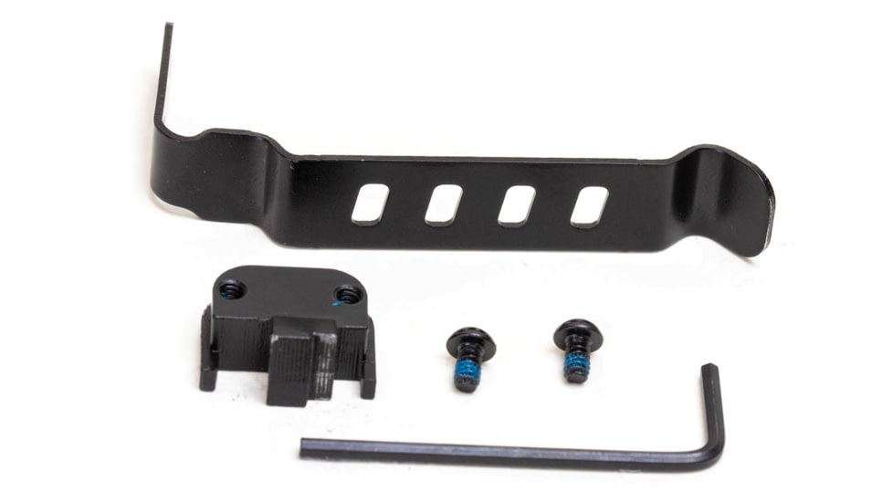 Techna Clips Gun Belt Clip for S&amp;W M&amp;P Shield .9mm .40, Right-Side, Black, SHBR