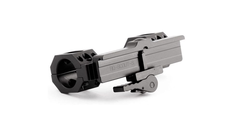 American Defense Manufacturing AD-SCOUT-S Scope Mount, Tactical Lever, Black, 1in, AD-SCOUT-S 1 TAC R