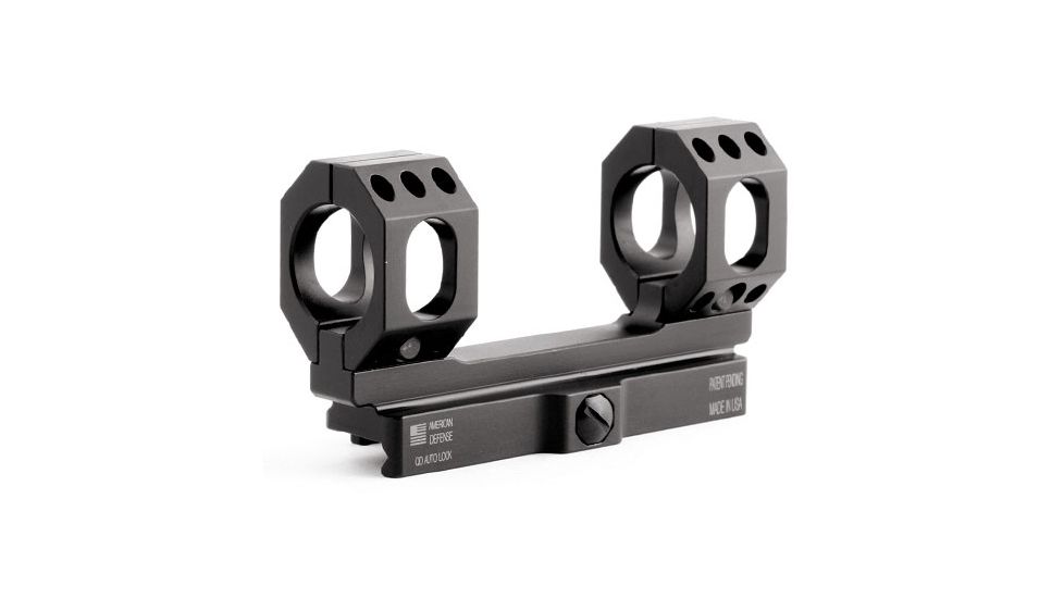 American Defense Manufacturing AD-SCOUT-S Scope Mount, Tactical Lever, Black, 1in, AD-SCOUT-S 1 TAC R