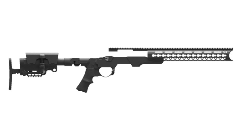 American Built Arms Company MOD-X GEN III Modular Rifle System, Black, Medium ABAMX700SFB