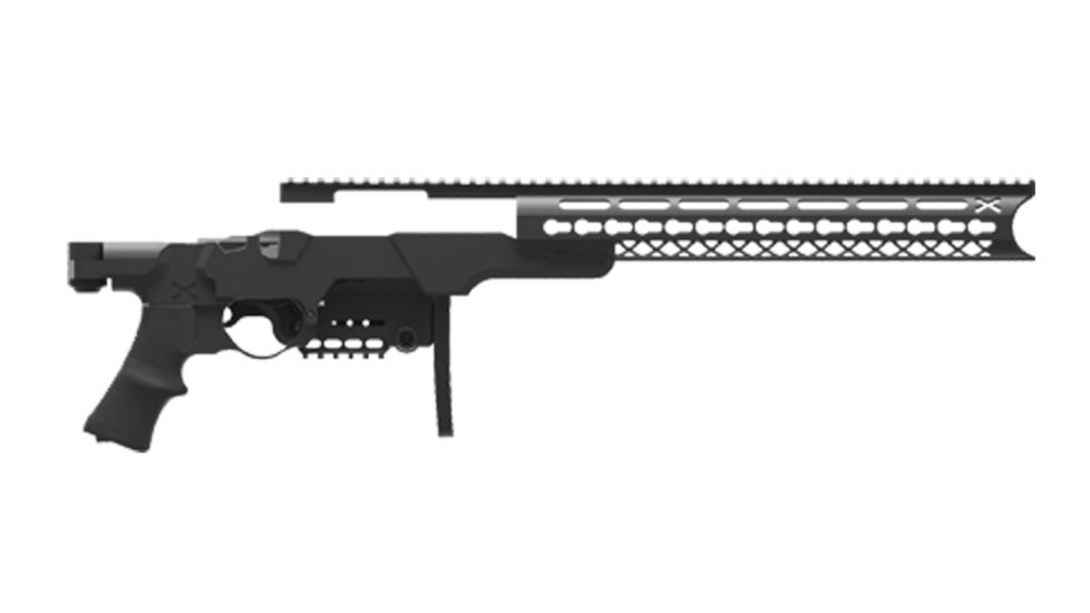 American Built Arms Company MOD-X GEN III Modular Rifle System, Black, Medium ABAMX700SFB