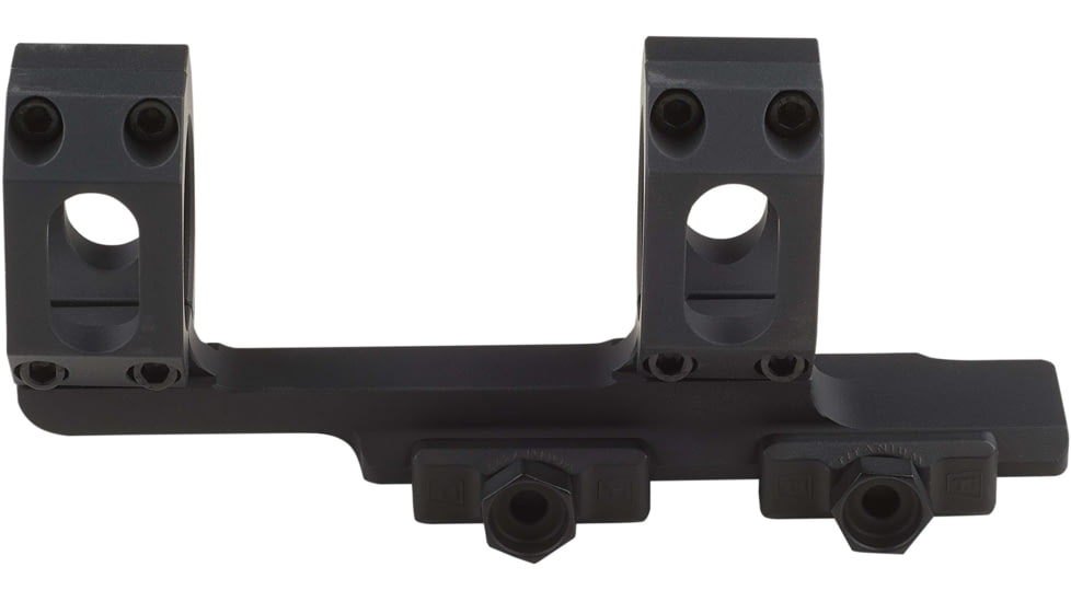 American Defense Manufacturing 2in Offset, 20MOA. 34mm Dual Ring Scope Mount w/ 1/2in Titanium GI Bolts, Black, Small, AD-RECON-20MOA-34-TGIB