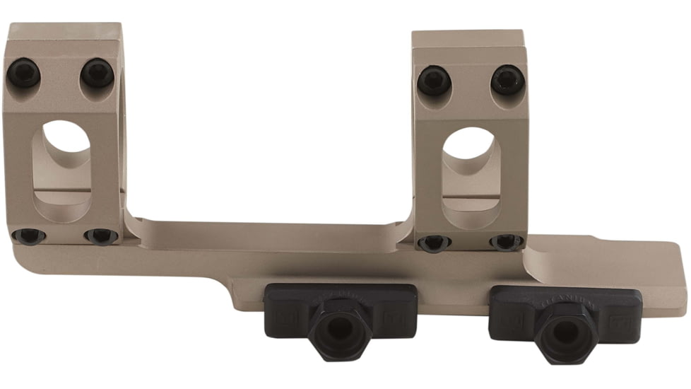 American Defense Manufacturing 2in Offset, 20MOA. 34mm Dual Ring Scope Mount w/ 1/2in Titanium GI Bolts, Flat Dark Earth, Small, AD-RECON-20-MOA-34-FDE-TGIB