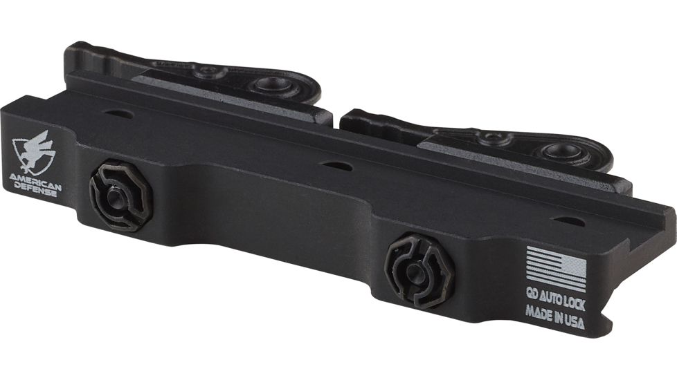 American Defense Manufacturing AD-1700 Mount w/ Mounting hardware, Black, AD-1700 STD-TL