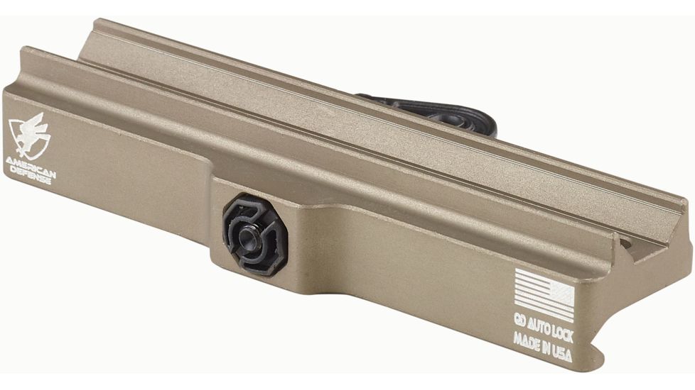 American Defense Manufacturing AD-B4 X-Large Modular Base, Flat Dark Earth, AD-B4 STD FDE-TL
