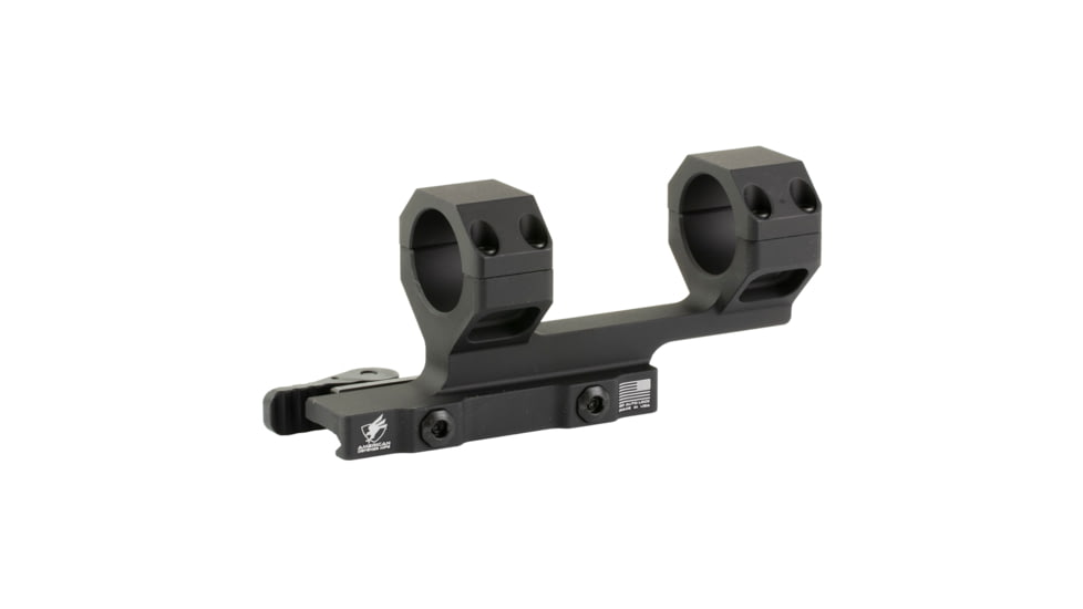 American Defense Manufacturing AD-DELTA-C-M AR-15 Quick Detach Riflescope Mount, 30mm, 1.70in Height, Anodized Finish, Black, AD-DELTA-C-M-30-STD