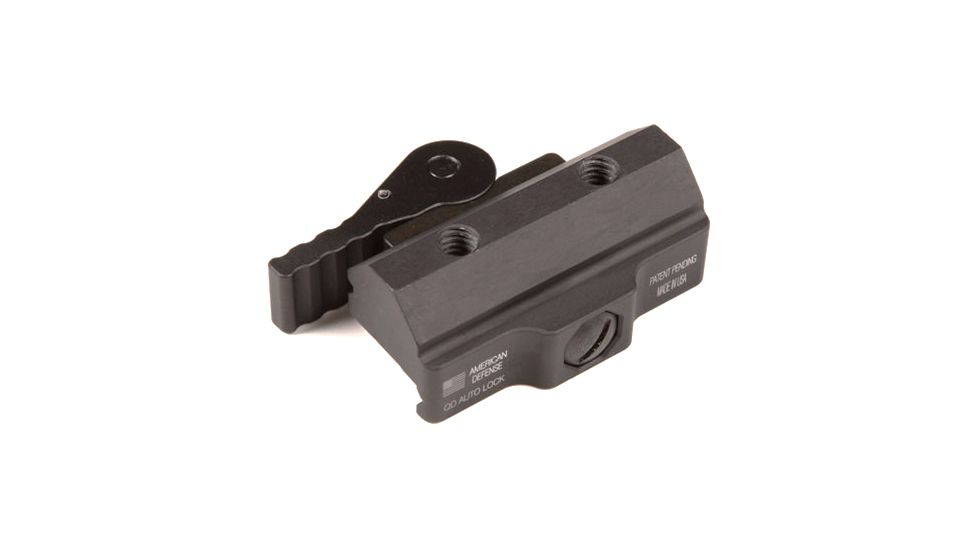American Defense Manufacturing AD-PAK 2/4 Mount, Standard Lever, Black, AD-PAK STD