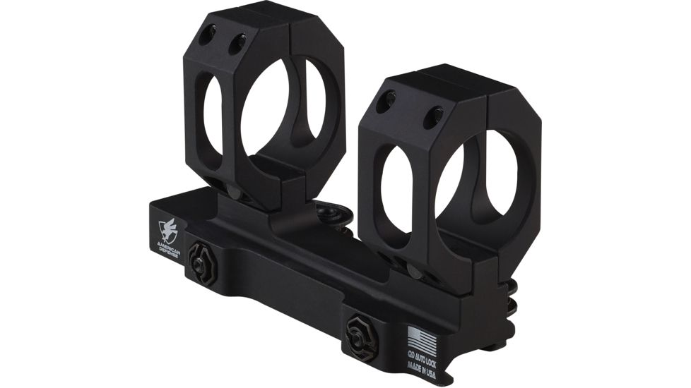 American Defense Manufacturing AD-RECON-PB-H Scope Mount, Tactical Lever, Black, 1in, AD-RECON-PB-H-1-TAC-R