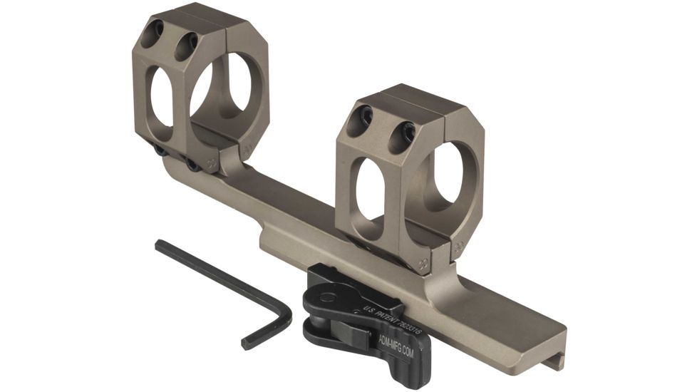 American Defense Manufacturing AD-SCOUT Scope Mount, Tactical Lever, Flat Dark Earth, 30mm, AD-SCOUT 30 TAC R FDE