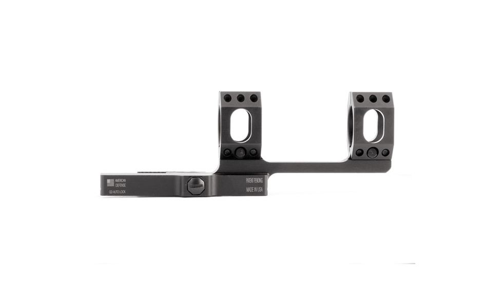 American Defense Manufacturing AD-XCOUT-X Scope Mount, Standard Lever, Black, 34mm, AD-SCOUT-X-34-STD