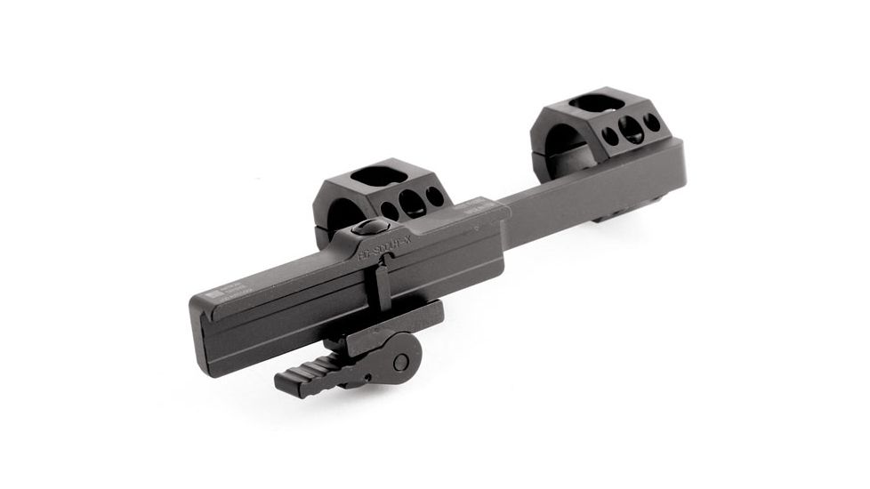 American Defense Manufacturing AD-XCOUT-X Scope Mount, Standard Lever, Black, 34mm, AD-SCOUT-X-34-STD