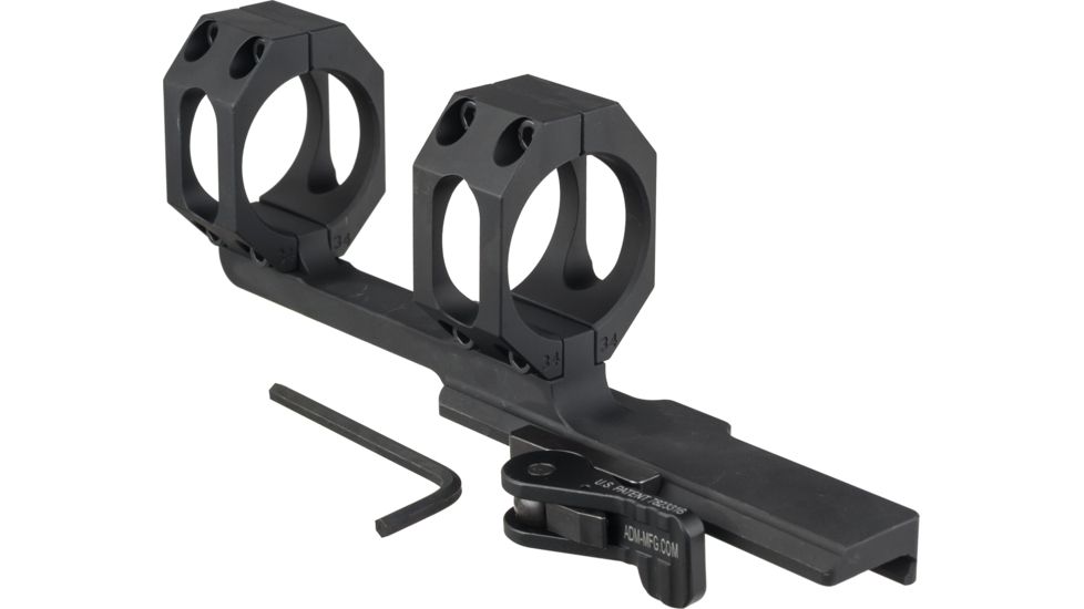 American Defense Manufacturing AD-XCOUT-X Scope Mount, Tactical Lever, Black, 34mm, AD-SCOUT-X-34-R-TAC