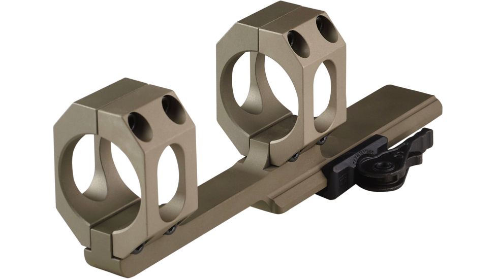 American Defense Manufacturing AD-XCOUT-X Scope Mount, Standard Lever, Flat Dark Earth, 40mm, AD-SCOUT-X-40-FDE-STD