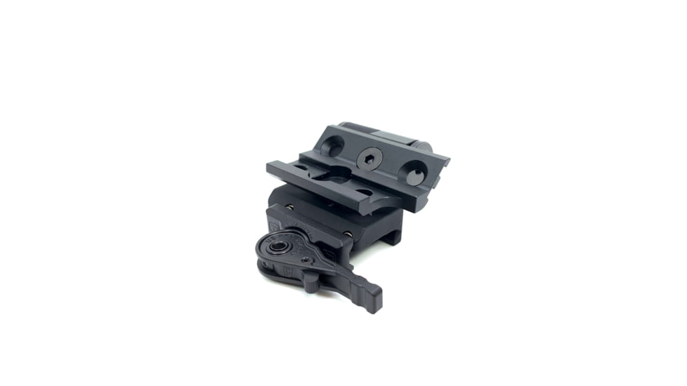 American Defense Manufacturing ADM Flip Off Magnifier Mount, Titanium Lever, Black, AD-SM51-FLIP-TL
