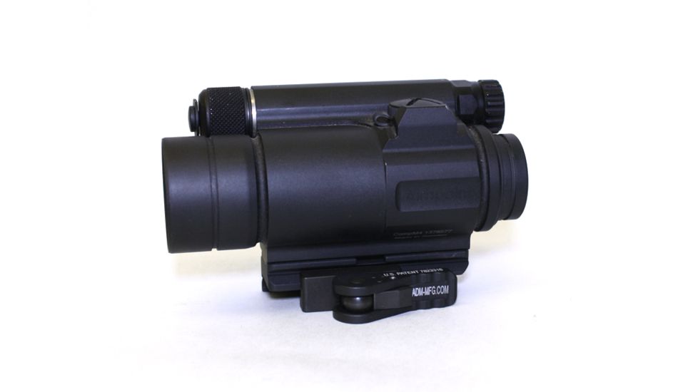 American Defense Manufacturing Aimpoint Comp M4 Low Mount, Tactical Lever, Black, AD-CM4-L TAC R