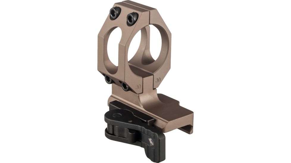 Open Box, Dealer Demo, American Defense Manufacturing Aimpoint Standard Mount, Tactical Lever, Flat Dark Earth, 30mm, AD-68-FDE-TAC