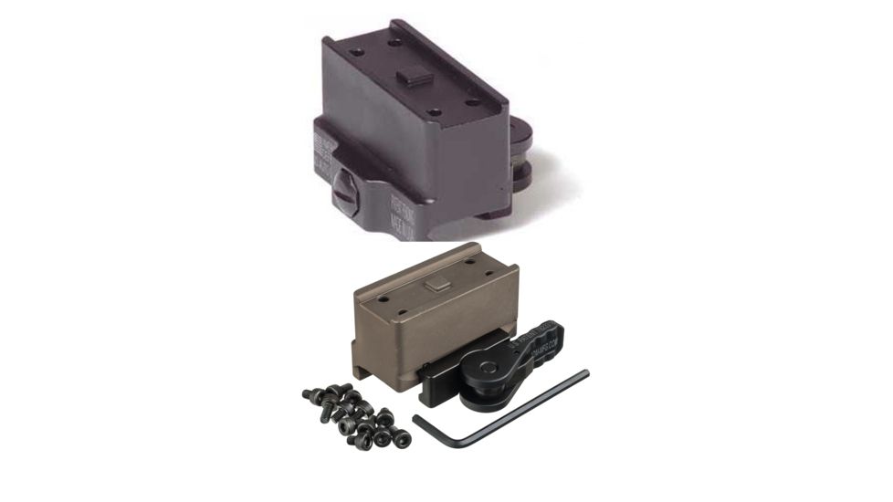 American Defense Manufacturing Aimpoint T1 Micro Mount 1 Piece Absolute Co-Witness, Black, Flat Dark Earth