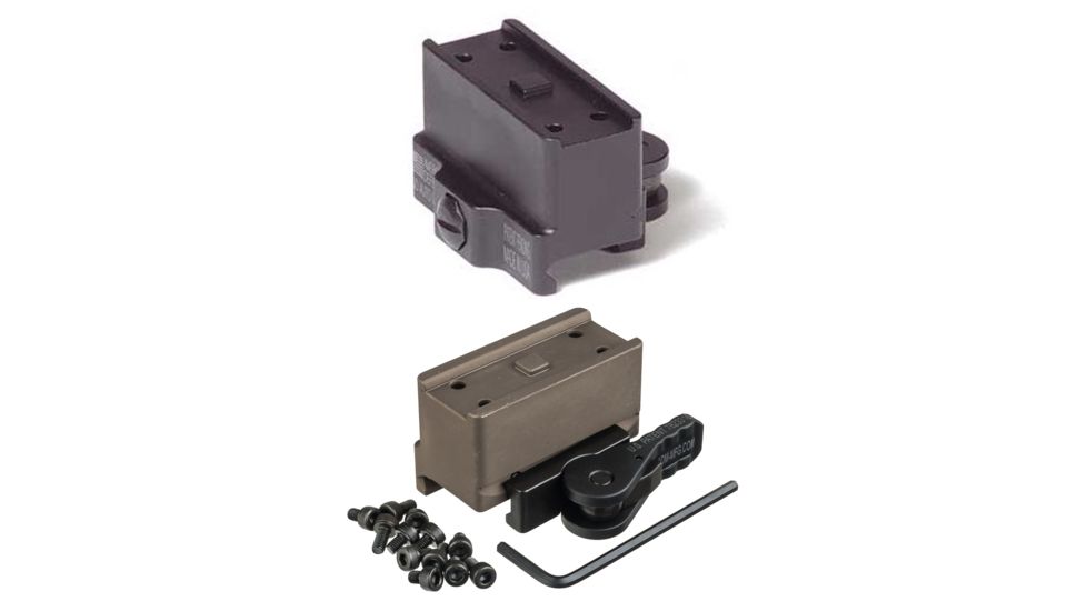 American Defense Manufacturing Aimpoint T1 Micro Mount 1 Piece Absolute Co-Witness, Black, Flat Dark Earth
