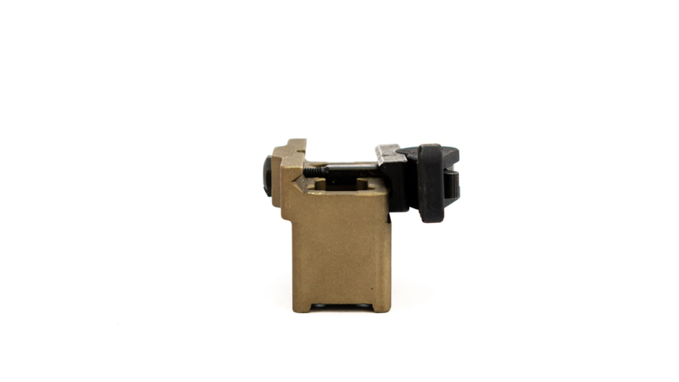 American Defense Manufacturing Aimpoint T1 Micro Mount 1 Piece Lower 1/3rd Co-Witness, Tactical Lever, Flat Dark Earth, AD-T1-11 TAC R FDE