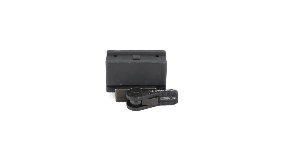 American Defense Manufacturing Aimpoint T1 Micro Mount 1 Piece Lower 1/3rd Co-Witness, Standard Lever, Black, AD-T1-11 STD