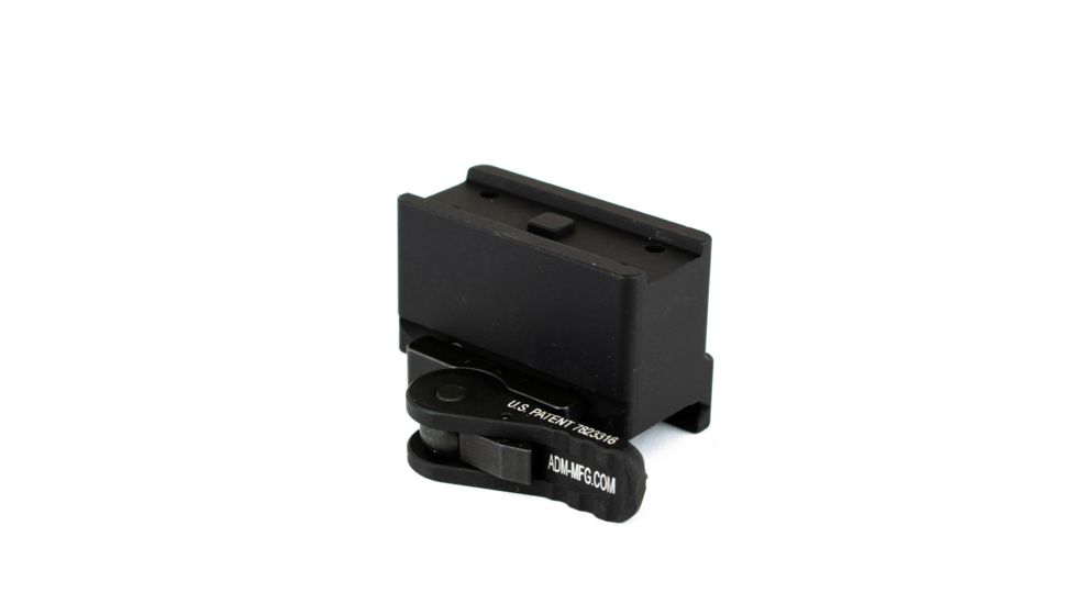 American Defense Manufacturing Aimpoint T1 Micro Mount 1 Piece Lower 1/3rd Co-Witness, Standard Lever, Black, AD-T1-11 STD
