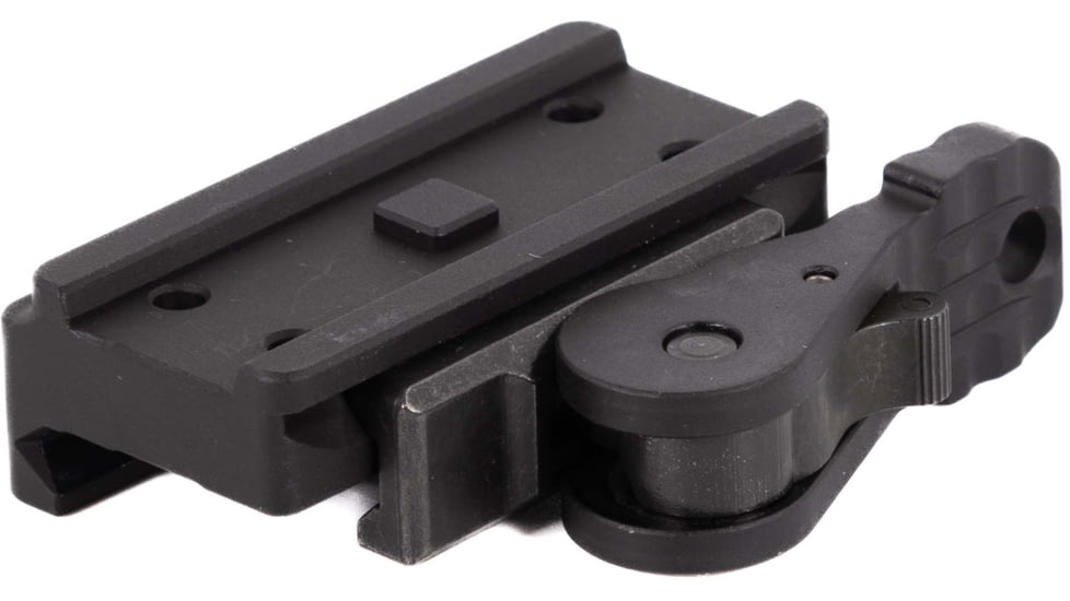 American Defense Manufacturing Aimpoint T1 Micro Mount Low, Tactical Lever, Black, AD-T1-L TAC R