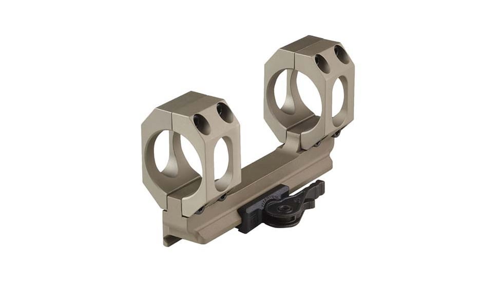 American Defense Manufacturing Dual Ring Scope Mount Straight Up Mount, Single QD Lever, 32mm Rings, Flat Dark Earth, AD-SCOUT-S 32 STD FDE-TL