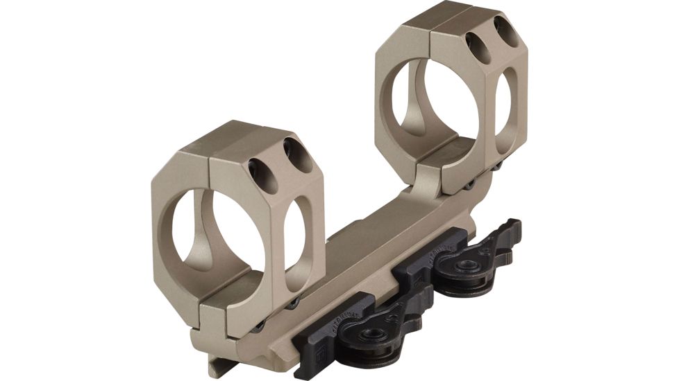 American Defense Manufacturing Dual Ring Scope Mount Straight Up, Spaced Wide to Fit Larger Scoped Like SCHMIDT &amp; BENDER, 1in Rings, Flat Dark Earth, AD-RECON-SW 1 STD FDE-TL