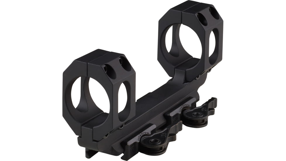 American Defense Manufacturing Dual Ring Scope Mount Straight Up, Spaced Wide to Fit Larger Scoped Like SCHMIDT &amp; BENDER, 35mm Rings, Black, AD-RECON-SW 35 STD-TL