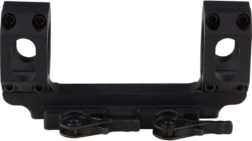 American Defense Manufacturing Dual Ring Scope Mount Straight Up, Spaced Wide to Fit Larger Scoped Like SCHMIDT &amp; BENDER, 40mm Rings, Black, AD-RECON-SW 40 STD-TL