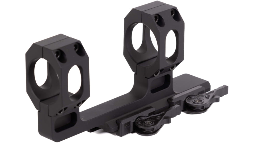 American Defense Manufacturing Dual Ring Scope Mount w/ 2in Offset and 1,93in Top of Rail to Centerline of Rings, 35mm Rings, Black, AD-RECON-H 35 STD-TL