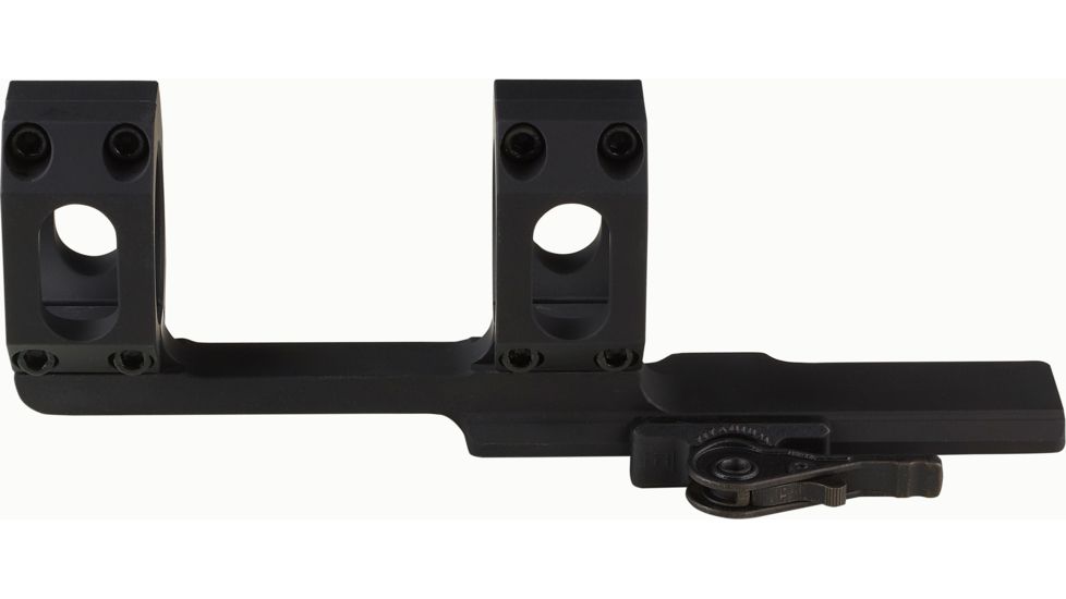 American Defense Manufacturing Dual Ring Scope Mount w/ a 3in Offset, Single QD Lever, 1in Rings, Black, AD-SCOUT-X 1 STD-TL