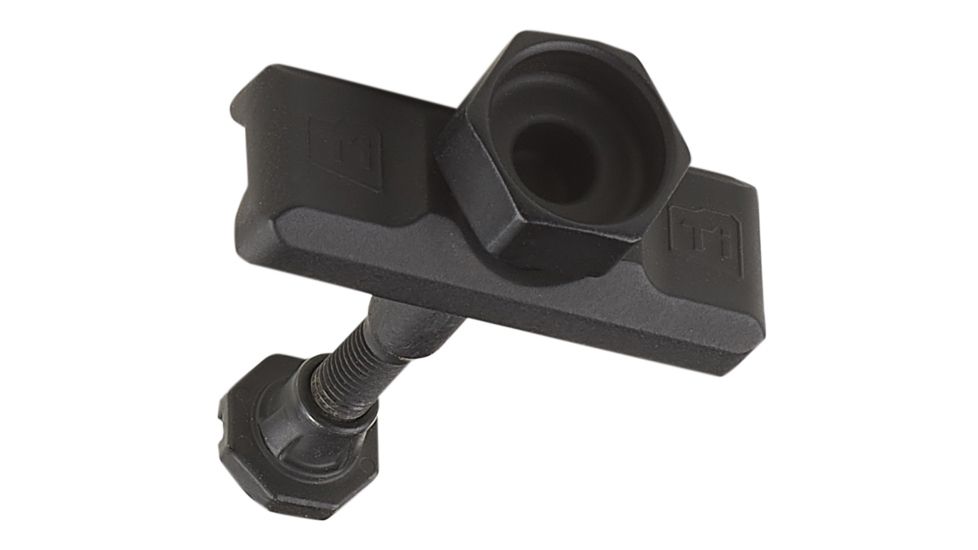 American Defense Manufacturing Full Titanium Non-QD 1/2in GI Bolt and Mount Assembly, Black, Small, AD-Ti-GI-BOLT-ASSY