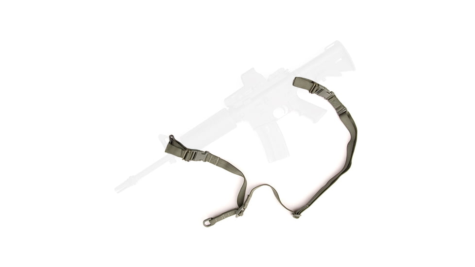 American Defense Manufacturing GS-2P Quick Adjust Two Point Sling, Foliage Green, GS-1220