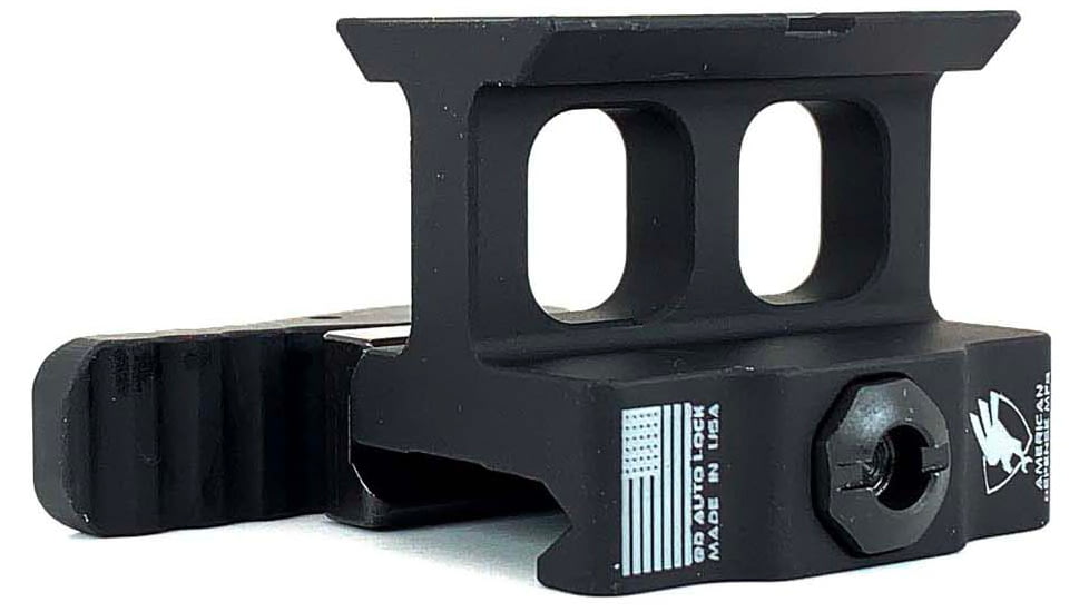 American Defense Manufacturing Holosun 509T QD Mount, Tactical Legacy Lever, Co-Witness Mount Height, Black, AD-509T-10-TAC