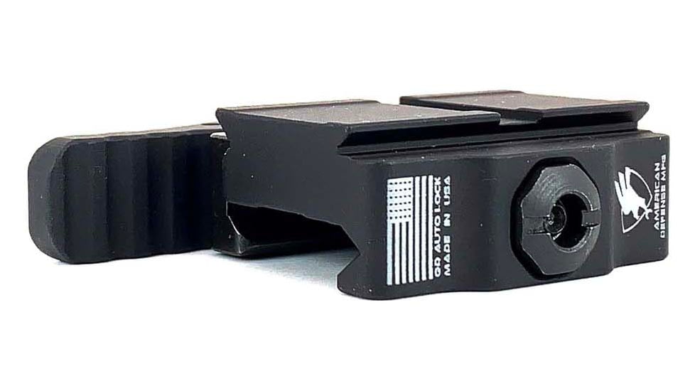 American Defense Manufacturing Holosun 509T QD Mount, Tactical Legacy Lever, Low Height, Black, AD-509T-L-TAC