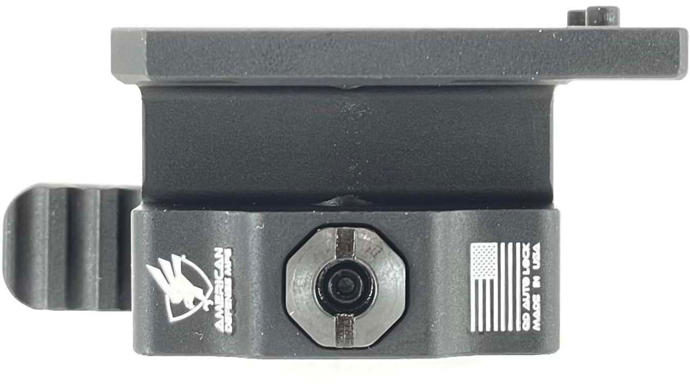 American Defense Manufacturing Holosun AEMS QD TAC Lever Red Dot Mount, Hight, Black, AD-AEMS-H-TAC