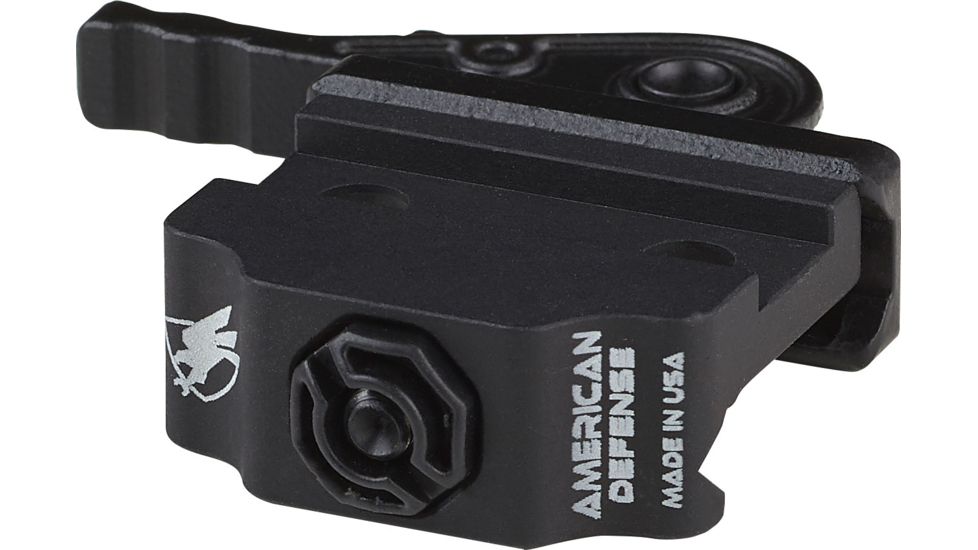American Defense Manufacturing Low Mount for Leupold Prismatic, Spacers are supplied w/ the optic, Black, AD-20 STD-TL