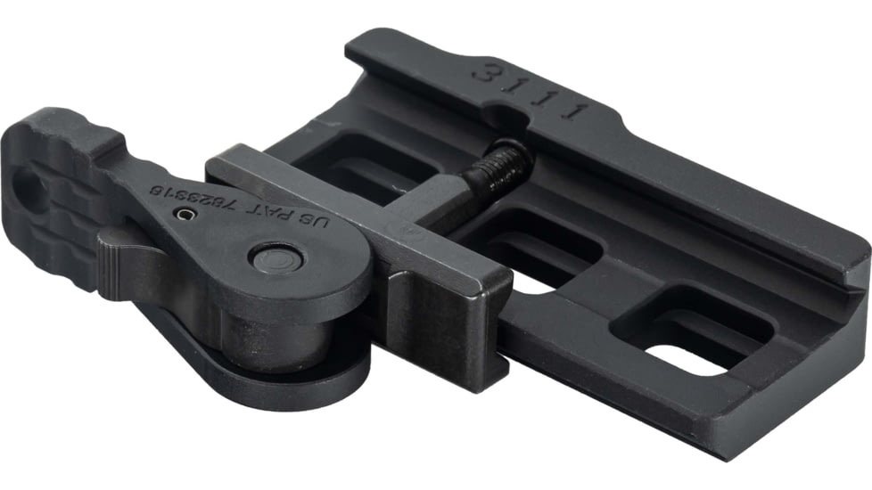American Defense Manufacturing MLOK Bipod QD Mount, Tactical Legacy Lever, Black, AD-MLOK-BP-TAC