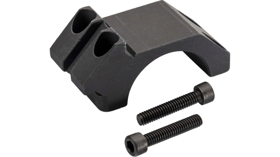 American Defense Manufacturing One Delta Scope Mount Ring Cap w/ Offset Rail, 30mm Ring Size, Black, AD-DRCO-30-BLK
