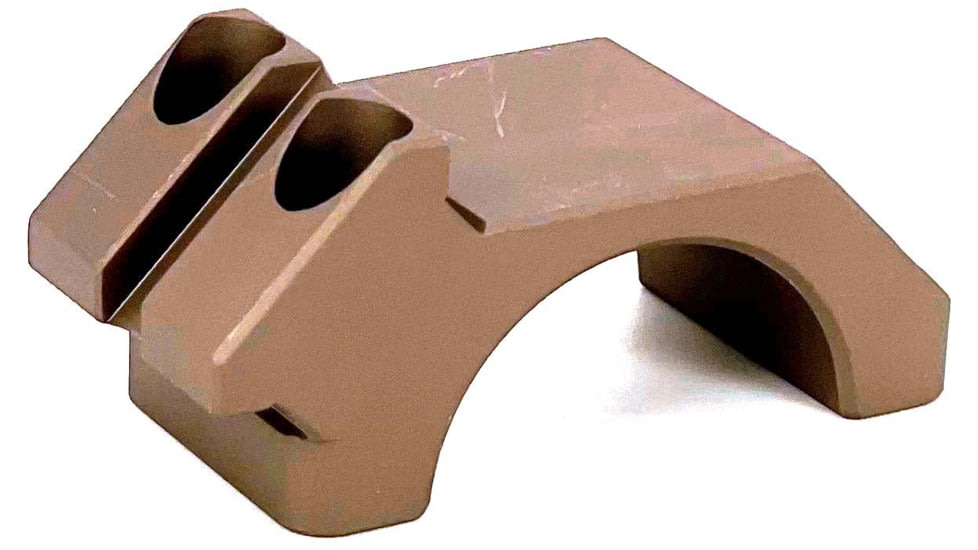 USED American Defense Manufacturing One Delta Scope Mount Ring Cap w/ Offset Rail, 30mm Ring Size, Flat Dark Earth, AD-DRCO-30-FDE, EDEMO2